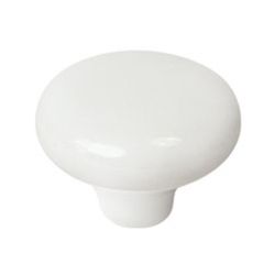 Pomo NESU 45 Pomo 31Mm Porcelana Blanca