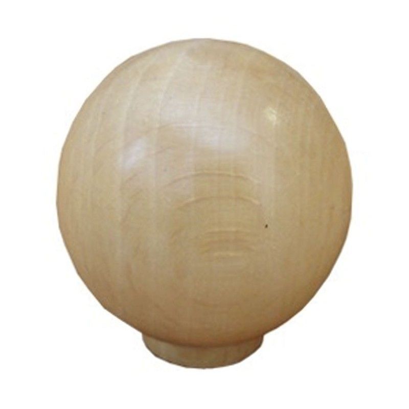 Pomo NESU serie 400 Pomo Bola De 30 Haya Lacado Natural