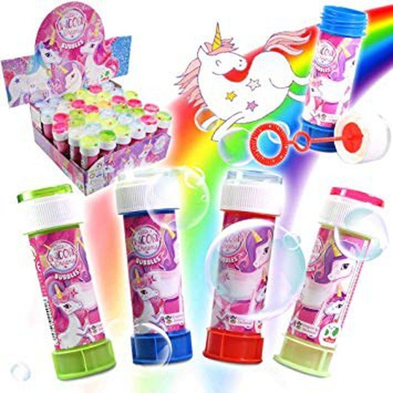 Pompas de Jabon Unicornio 36Uds