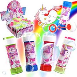 Pompas de Jabon Unicornio 36Uds