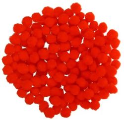 Pompones rojos Ø 10 mm