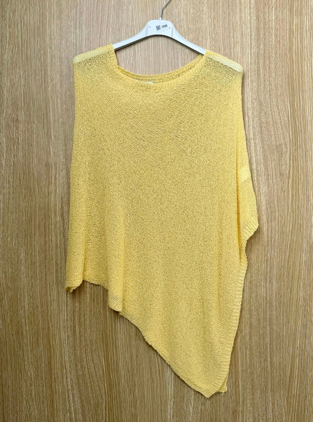 Poncho calado Begur amarillo