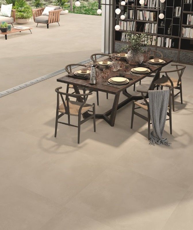 Porcelánico antideslizante 1900 arena 100x100cm Porcelanite