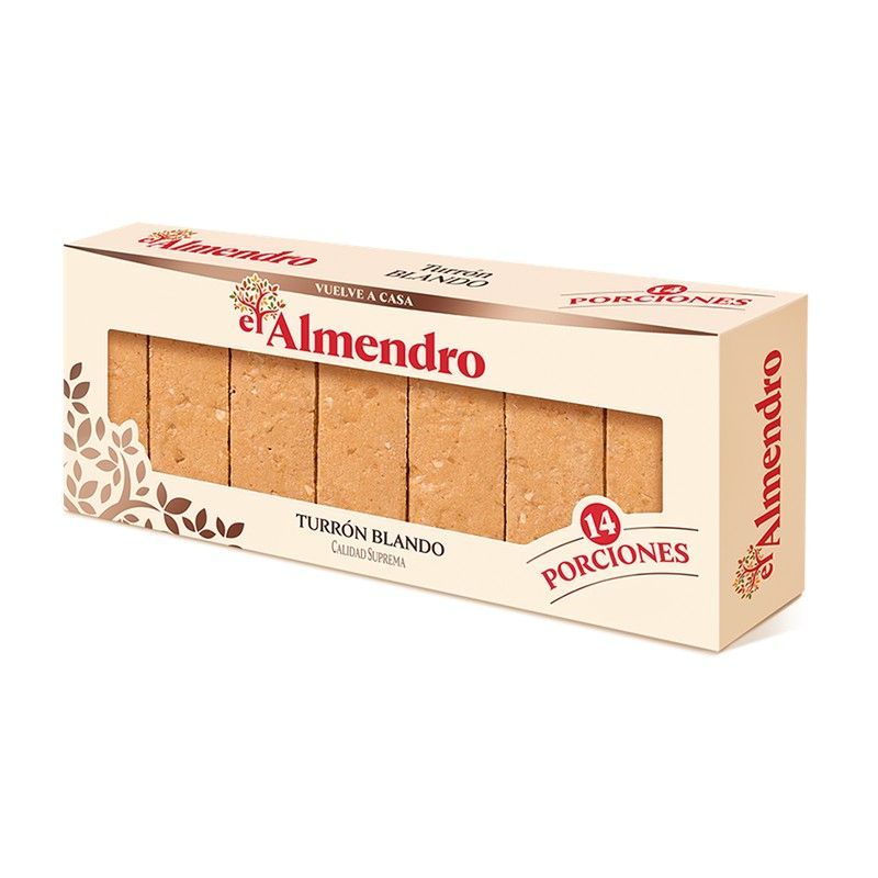 Porcionados Turrón Blando El Almendro 450 grs