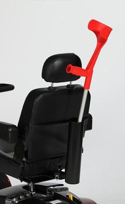 Porta baston doble para scooter (2 bastones)