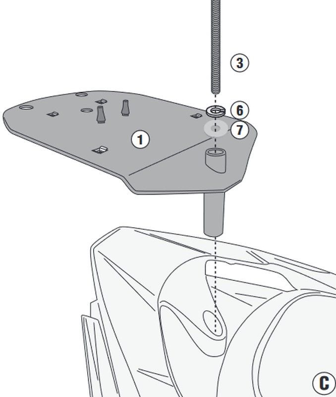 Porta baúl  SYM.JET.X125 2021