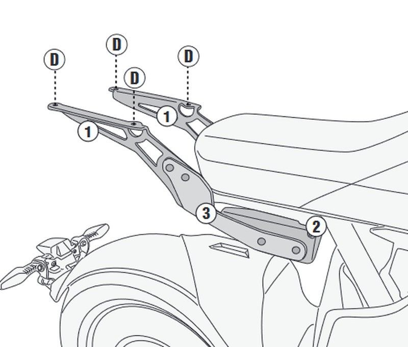 porta maleta BMW  CE 04 22> MONOKEY« o MONOLOCK«