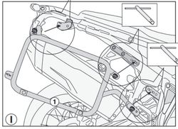 Porta-maletas lateral PL ONE-FIT BMW F900 GS 24> para MONOKEY® CAM-SIDE