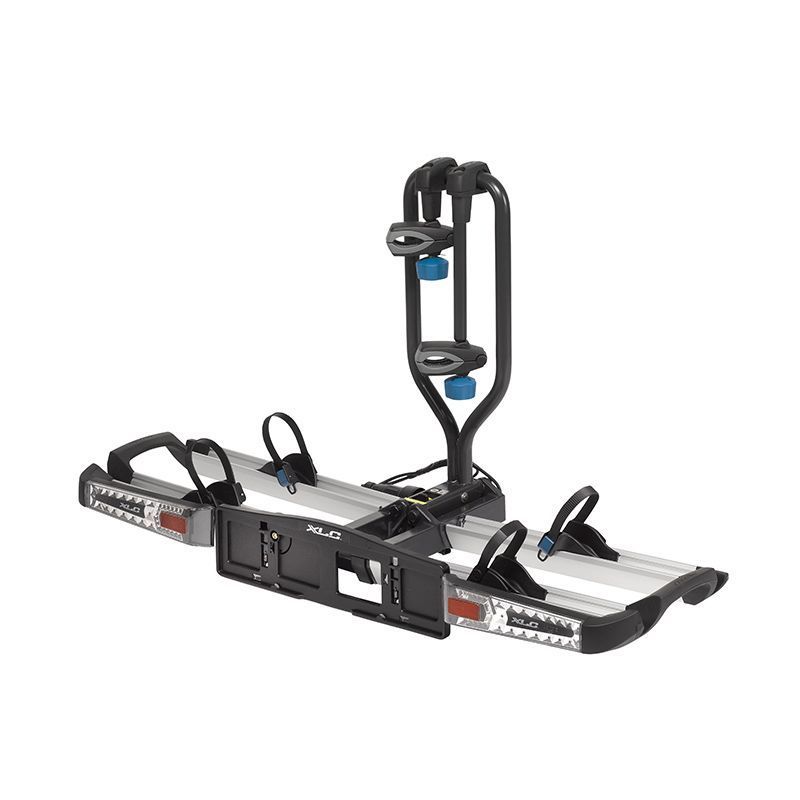 Portabicicletas de bola XLC VC-C09 AZURA EASY LED WT PARA 2 BICIS