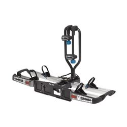 Portabicicletas de bola XLC VC-C09 AZURA EASY LED WT PARA 2 BICIS