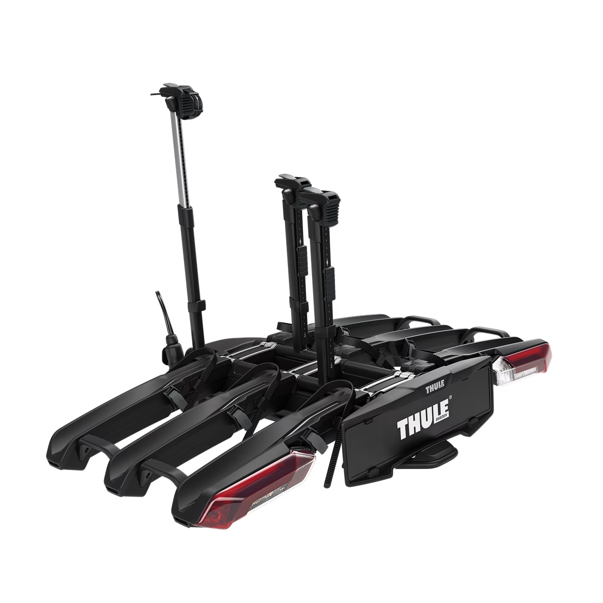 Portabicicletas Thule Epos 3 | 3 Bicicletas | Plegable y Abatible | Carga 60kg | Fijación Telescópica