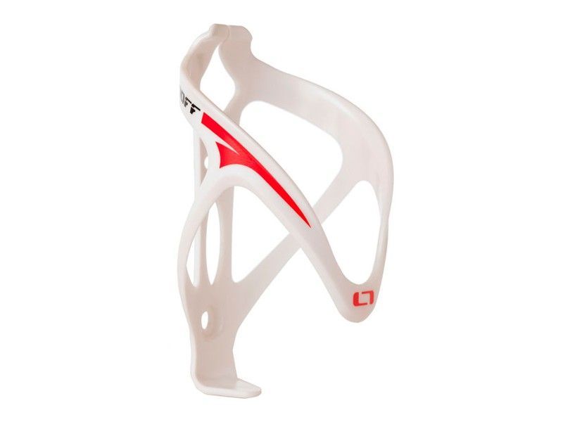 ⚪🚴‍♂️💧 Portabidón ONOFF Fiber Blanco  💪 Ultraligero, resistente y elegante para tu bicicleta