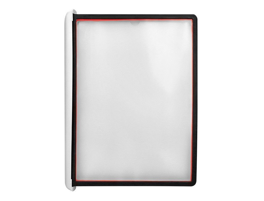 Portacatalogo de pared plastico liderpapel con 10 fundas din a4 colores surtidos