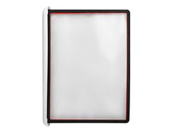 Portacatalogo de pared plastico liderpapel con 10 fundas din a4 colores surtidos