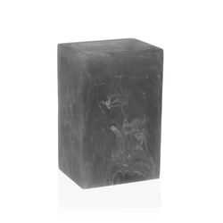 Portacepillos Baño Marmol Negro Versa