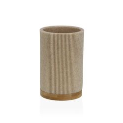 Portacepillos de Baño Sandstone Con Base De Bambu