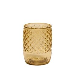 Portacepillos de vidrio en amarillo, Ø 8 x 10 cm | Lisboa