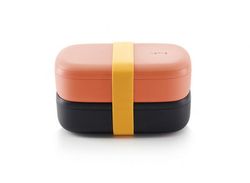 Portacomida lékue lunchbox to go coral