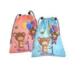 Portacomida Mini Bag Snack Rico Funny Jungle Iris