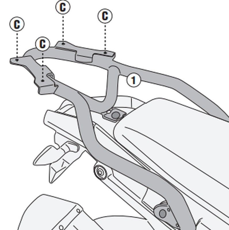 Portaequipajes Aprilia Tuareg 660 (21 > 23)