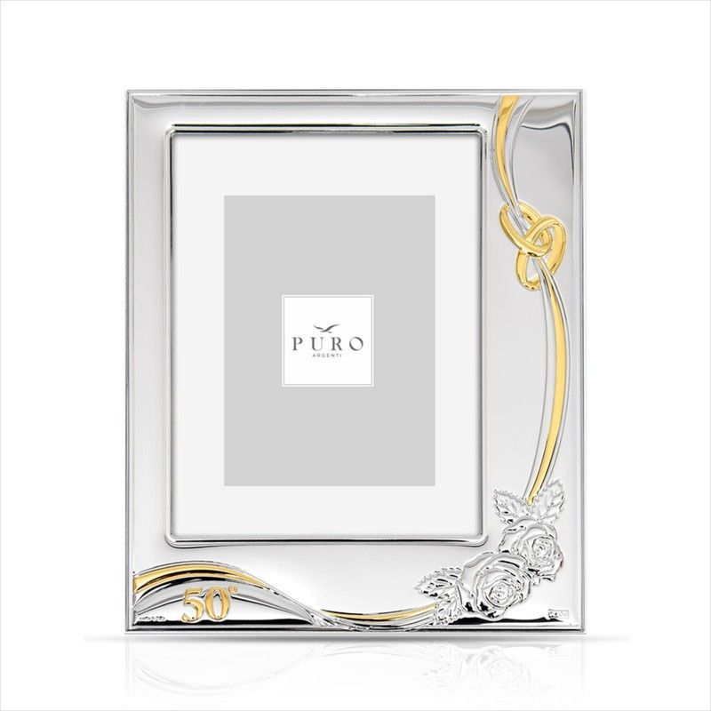 Portafotos Aniversario 15x20cm PU8215/15 Alianzas 50 Años Rosas