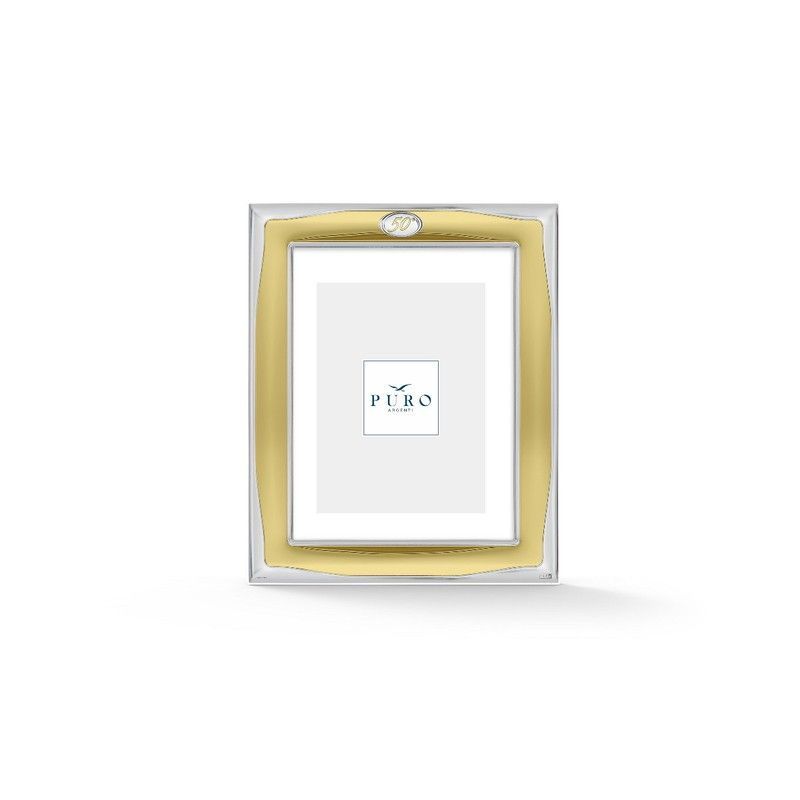 Portafotos Aniversario 20x25cm PU8334/20 Alianzas 50 Años Linea Rea Dorada