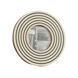 Portafotos de resina en blanco y negro, 19 x 7 x 19 cm