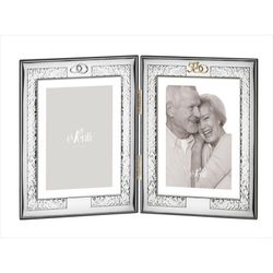 Portafotos Doble Aniversario 10x15cm EV9140/02C Alianzas 50 Años