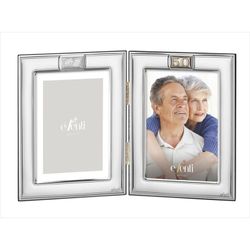 Portafotos Doble Aniversario 13x18cm EV9210/04C Alianzas Brillo 50 Años
