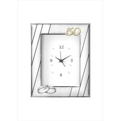 Portafotos Reloj Aniversario 13x18cm 52088/4ORL Caña Ancha Alianzas 50 Años
