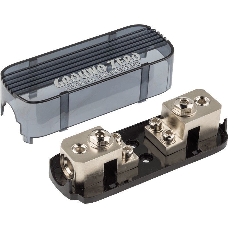 Portafusibles Entrada / salida de 20 mm² / 4 AWG Ground Zero