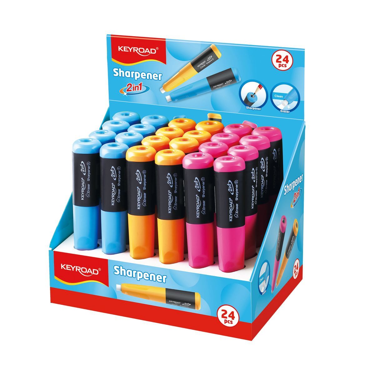 Portagomas con Sacapuntas