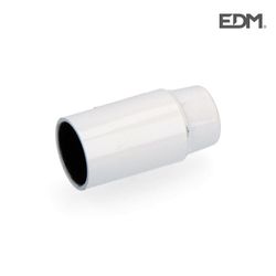 Portalamparas bk. Reforzado e-14 blanco retractilado edm