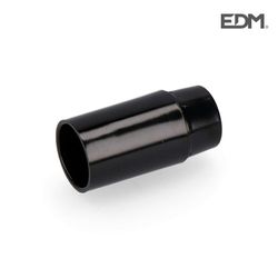 Portalamparas bk. Reforzado e-14 negro retractilado edm