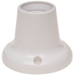 Portalámparas E-27 de superficie. 4A 250V.Zócalo recto