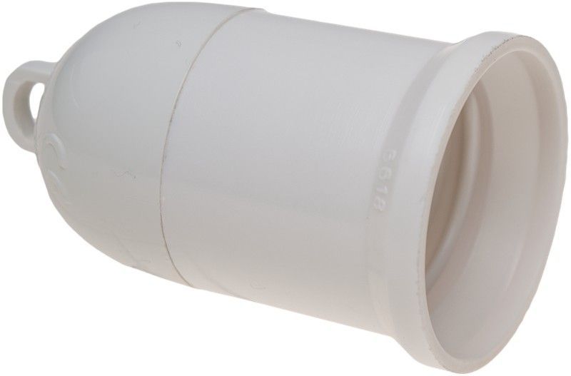 Portalámparas E-27 para obra. Conexión con tornillos. 4A 250V.