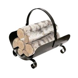 Portaleña de hierro negro, 40 x 32 x 45 cm | Basket