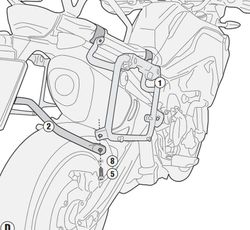 Portamaletas lateral bmw para maletas trekker outback MONOKEY« cam-side