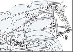 Portamaletas lateral KTM 790/890 y H.Norden 901 CAM-SIDE Trekker Outback