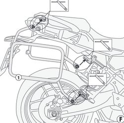 Portamaletas lateral para Tracer 9 / Tracer 9 GT 21> MONOKEY« CAM-SIDE Trekker Outback
