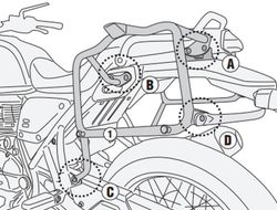 Portamaletas lateral R.E. Scram 411 (22) para maletas MONOKEY« o RETRO FIT