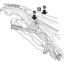 PORTAMALETAS LATERALES 3P SYSTEM VOGE 300 RALLY