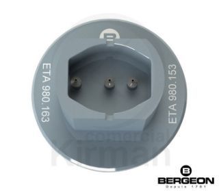 Portamáquina Bergeon Aluminio 48150 Para Colocar Agujas ETA 901