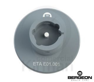 Portamáquina Bergeon Aluminio 48152 Para Colocar Agujas ETA E01.001