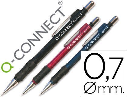 Portaminas Q-Connect Kappa -Sujecion de Caucho 0.7 Mm