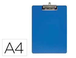 Portanotas maul flexx din A4 polipropileno con pinza color azul