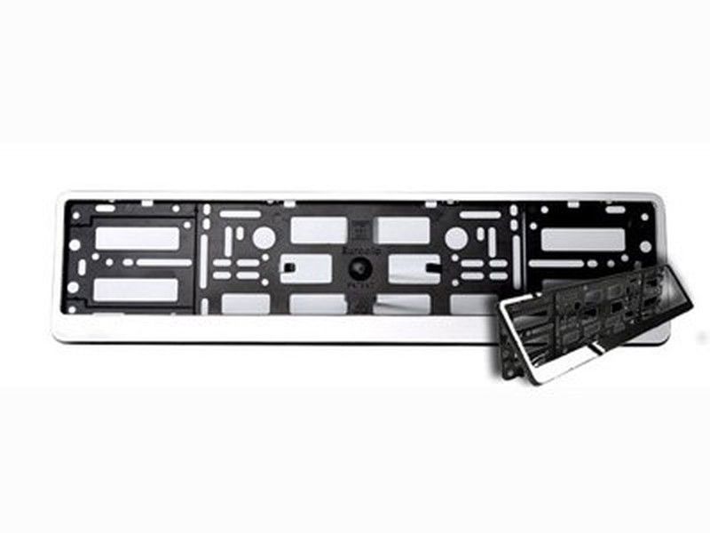 Portaplaca de matriculas en plastico cromado (enmarcable)