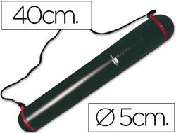 Portaplanos Plastico Liderpapel Diametro 5 X 40 cm No Extensible Negro