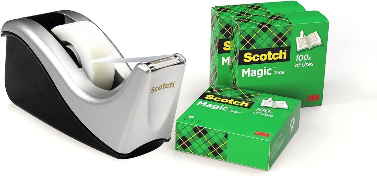 Portarrollos C60 de Scotch + 4 cintas Scotch Magic