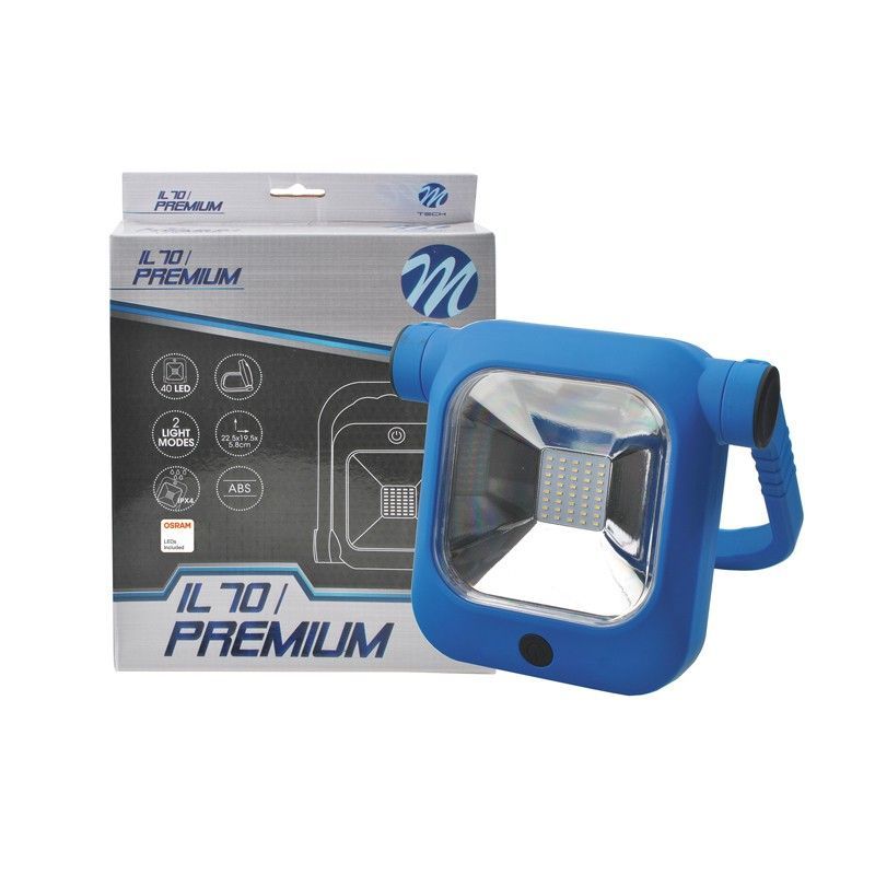 Portátil 40 LEDs Osram 100-240V batería 1800mAh